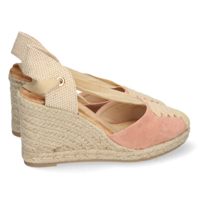 Sandalia de Cuña con Yute y Cordones - Imagen 4