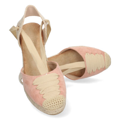 Sandalia de Cuña con Yute y Cordones - Imagen 5