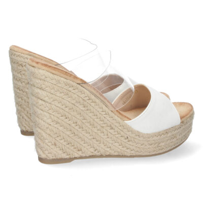 Sandalias de Cuña con Pala Transparente - Imagen 4