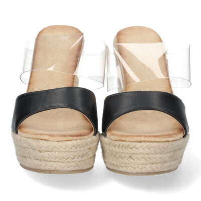 Sandalias de Cuña con Pala Transparente - Imagen 3