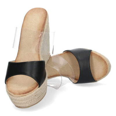 Sandalias de Cuña con Pala Transparente - Imagen 5