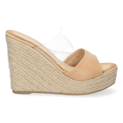 Sandalias de Cuña con Pala Transparente - Imagen 2