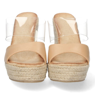 Sandalias de Cuña con Pala Transparente - Imagen 3