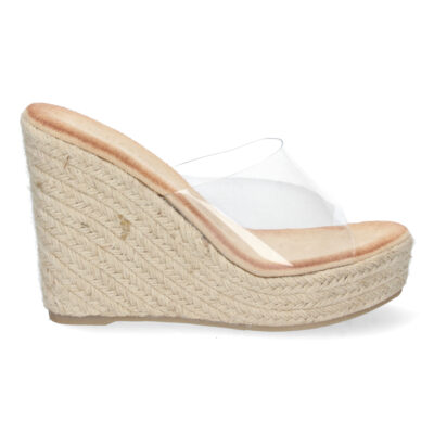 Sandalias de Cuña con Pala Transparente - Imagen 2