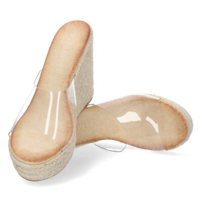 Sandalias de Cuña con Pala Transparente - Imagen 5