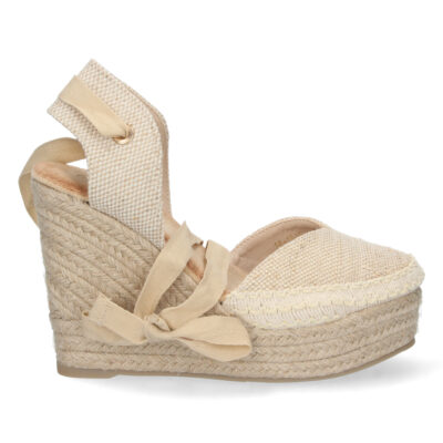 Sandalia de Cuña con Yute y Cordones - Imagen 2