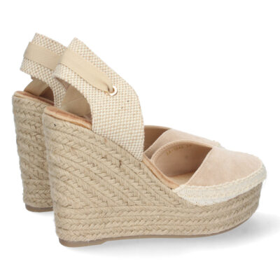 Sandalia de Cuña con Yute y Cordones - Imagen 4