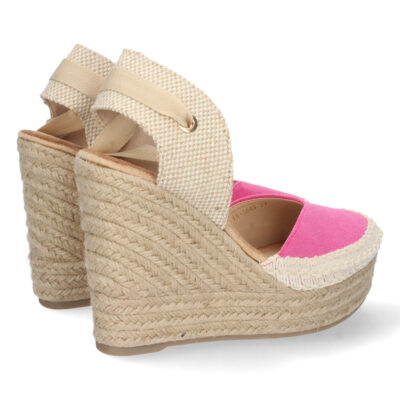 Sandalia de Cuña con Yute y Cordones - Imagen 4