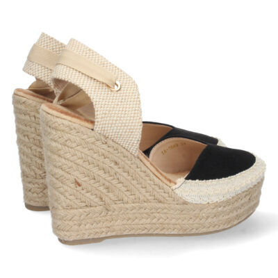 Sandalia de Cuña con Yute y Cordones - Imagen 4