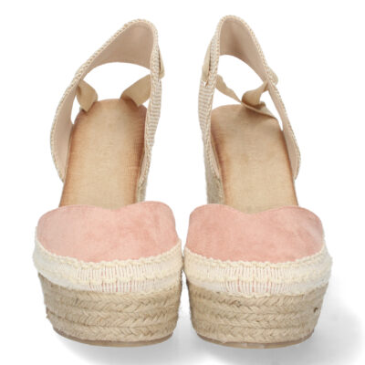 Sandalia de Cuña con Yute y Cordones - Imagen 3