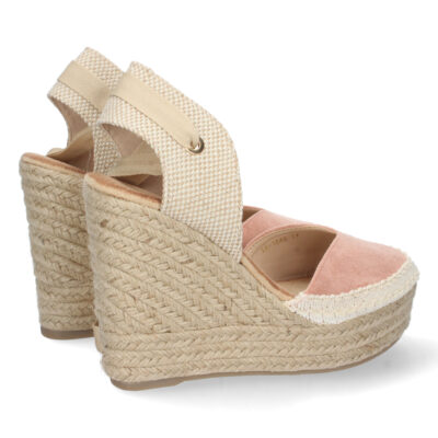 Sandalia de Cuña con Yute y Cordones - Imagen 4