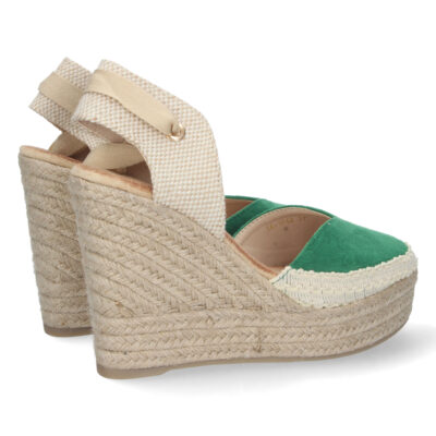 Sandalia de Cuña con Yute y Cordones - Imagen 4