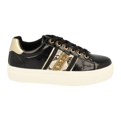 Zapatilla de Mujer con Franjas y Cordones
