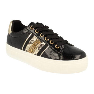 Zapatilla de Mujer con Franjas y Cordones - Imagen 2