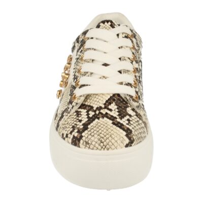Zapatilla con Estampado de Serpiente y Cordones - Imagen 3