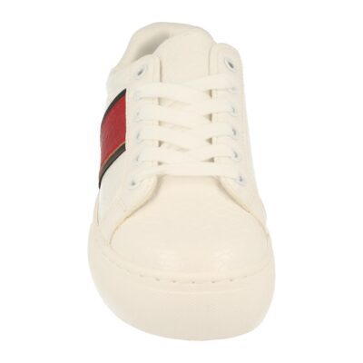 Zapatilla de Mujer con Franja en Talon y Cordones - Imagen 3