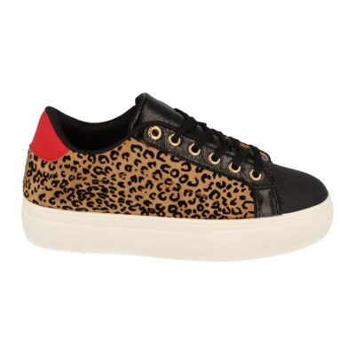 Zapatilla de Mujer con Estampado y Cordones - Imagen 2