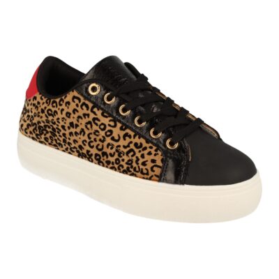 Zapatilla de Mujer con Estampado y Cordones - Imagen 3