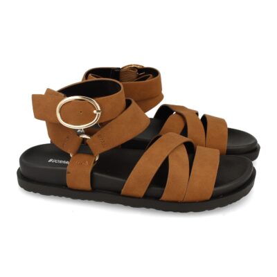 Sandalia Plana de Estilo Romana