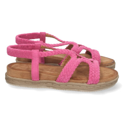 Sandalia Plana con Elastico en el Talon