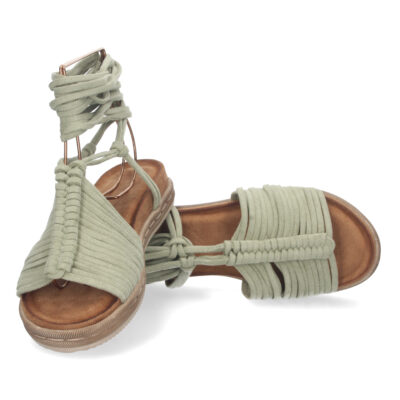 Sandalia Plana con Tiras al Tobillo - Imagen 5