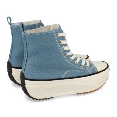 Zapatilla Abotinada de Plataforma con Cordones - Imagen 4