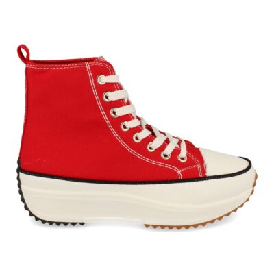 Zapatilla Abotinada de Plataforma con Cordones - Imagen 2