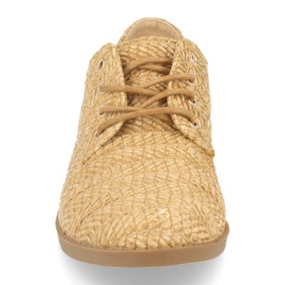 Zapato Plano de Mujer Estilo Blucher Moda Rafia - Imagen 3