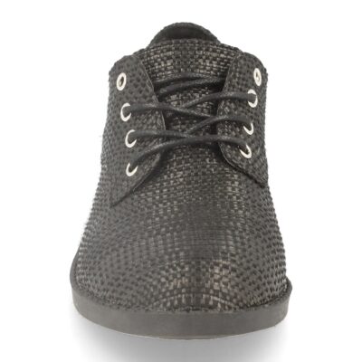 Zapato Plano de Mujer Estilo Blucher Moda Rafia - Imagen 3