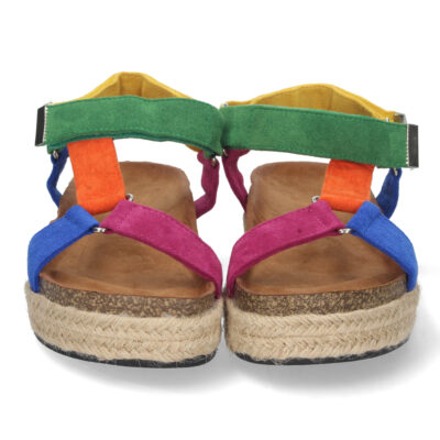 Sandalia Plana con Yute y Velcro - Imagen 3