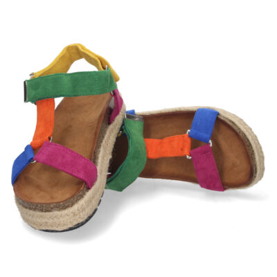 Sandalia Plana con Yute y Velcro - Imagen 5