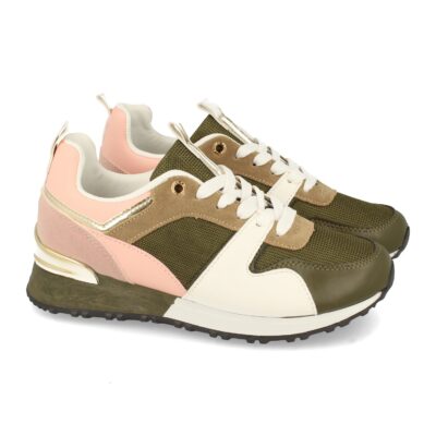 Zapatilla Plana Multicolor con Cordones