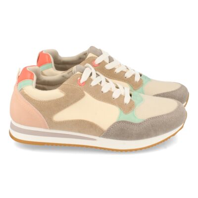 Zapatilla Plana Multicolor con Cordones