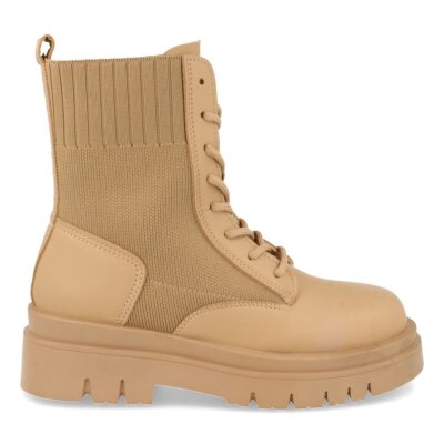 Botin Plano con Elastico y Cordones - Imagen 2