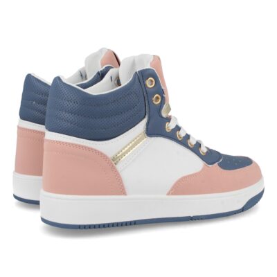 Zapatilla Abotinada Multicolor con Cordones - Imagen 4