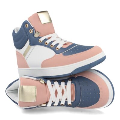Zapatilla Abotinada Multicolor con Cordones - Imagen 5