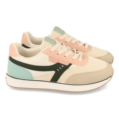 Zapatilla Plana Multicolor con Cordones