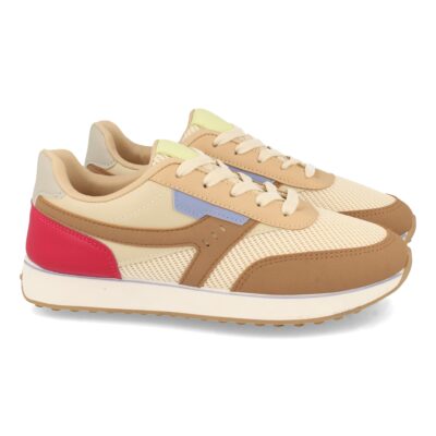 Zapatilla Plana Multicolor con Cordones