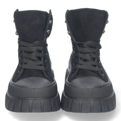 Botin de Plataforma Forrado con Cordones - Imagen 3