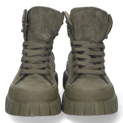 Botin de Plataforma Forrado con Cordones - Imagen 3