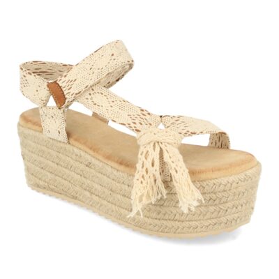 Sandalia de Plataforma con Velcro - Imagen 3