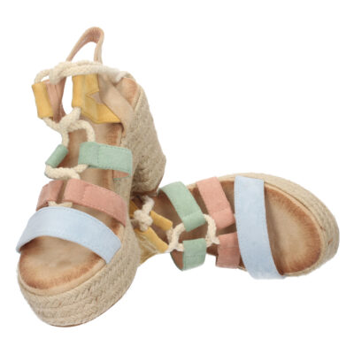Sandalia de Tacón y Plataforma con Cordones - Imagen 5