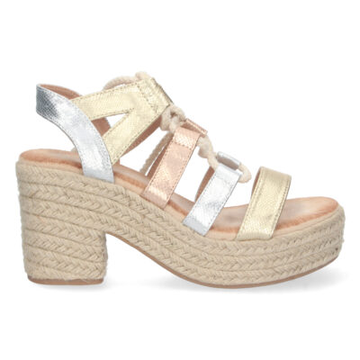 Sandalia de Tacon y Plataforma con Cordones - Imagen 2