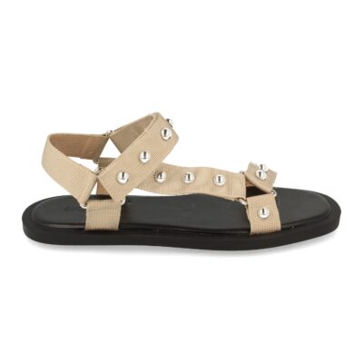 Sandalia Plana con Tachuelas y Velcro - Imagen 2