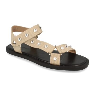 Sandalia Plana con Tachuelas y Velcro - Imagen 3