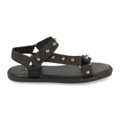 Sandalia Plana con Tachuelas y Velcro - Imagen 2