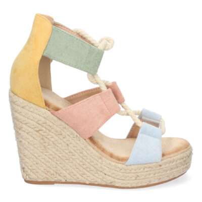 Sandalia de Cuña con Yute y Cordones - Imagen 2