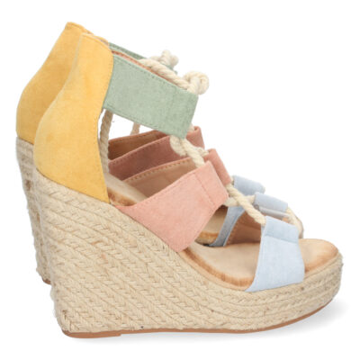 Sandalia de Cuña con Yute y Cordones - Imagen 4