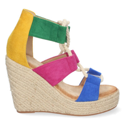 Sandalia de Cuña con Yute y Cordones - Imagen 2
