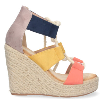 Sandalia de Cuña con Yute y Cordones - Imagen 2